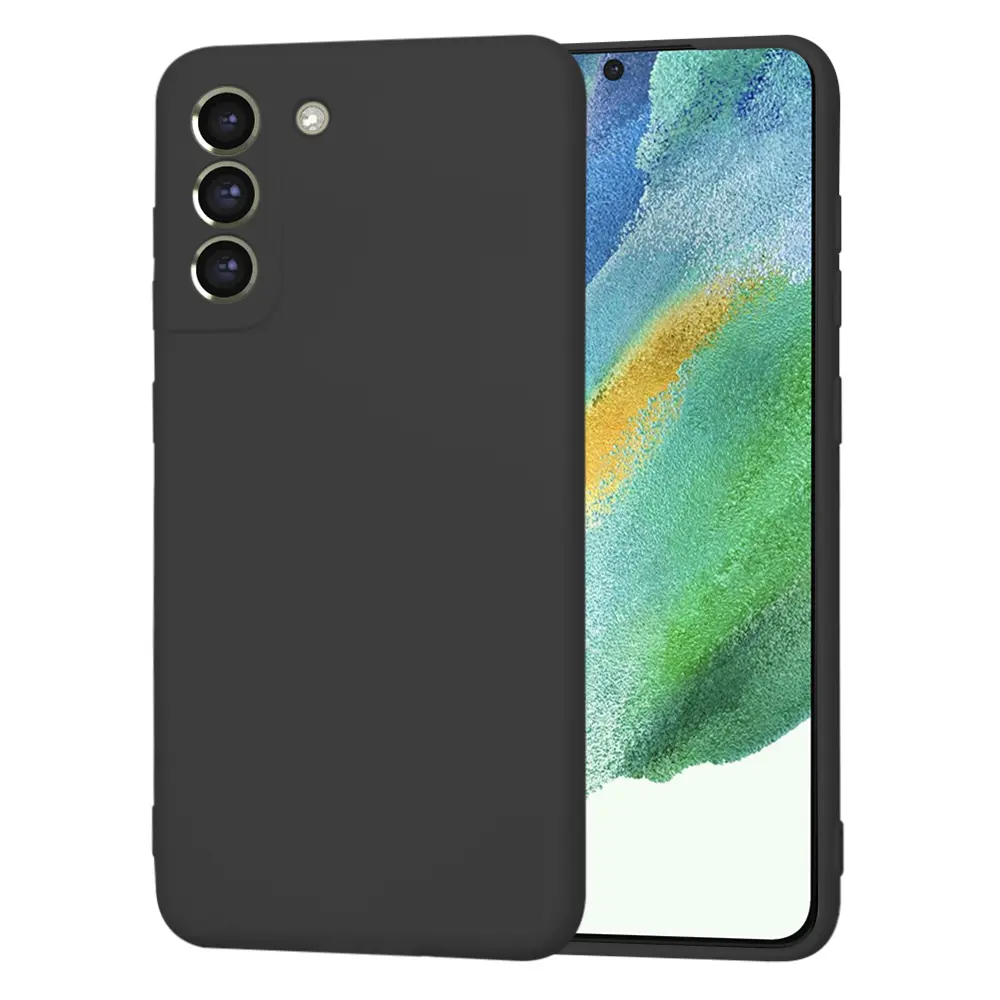 Techsuit Měkký pružný kryt Samsung Galaxy S21 FE 5G Černý