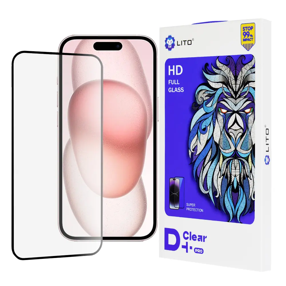 Lito D+ Pro Clear iPhone 15 Black