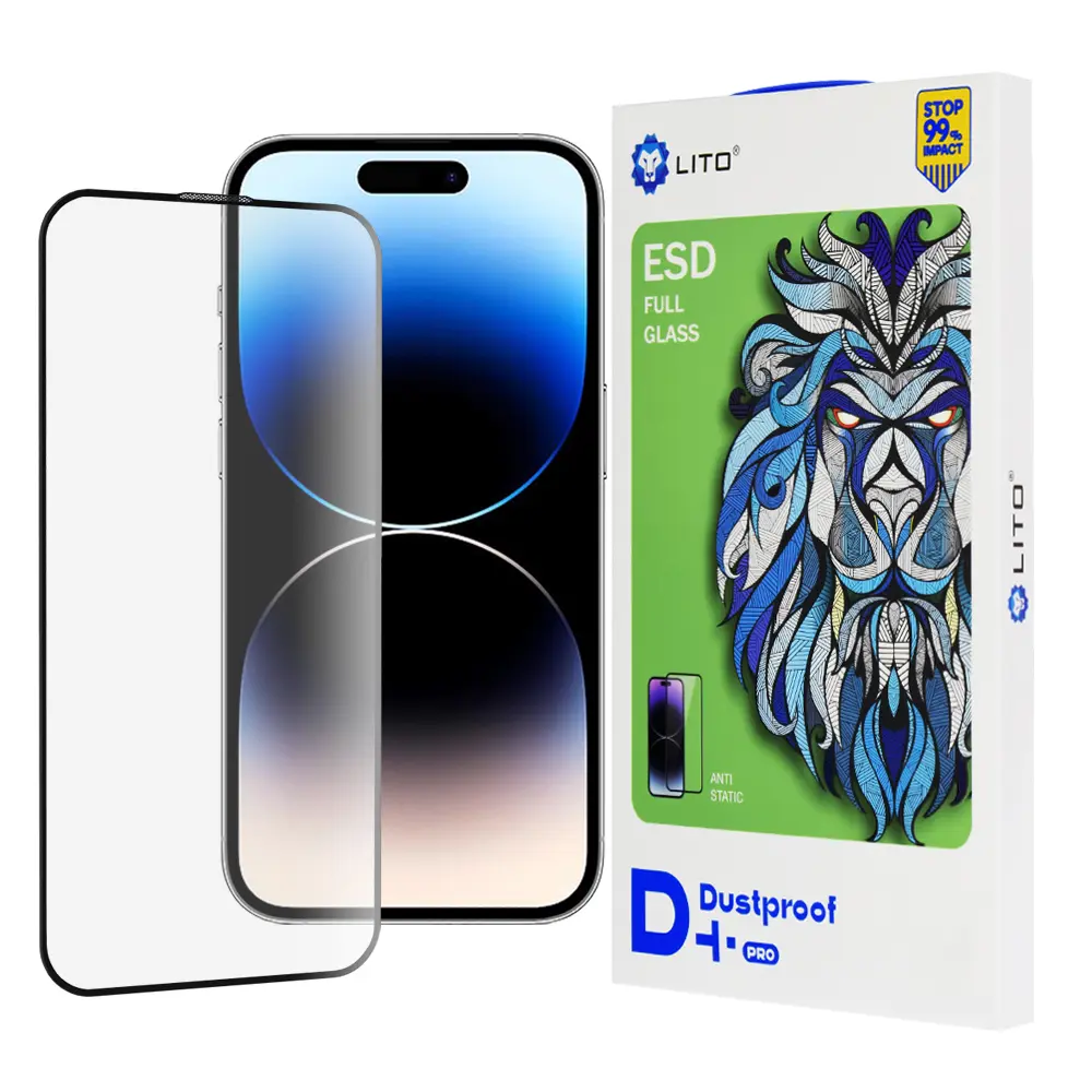 Lito D+ Pro Prachuvzdorný kryt iPhone 14 Pro Černý
