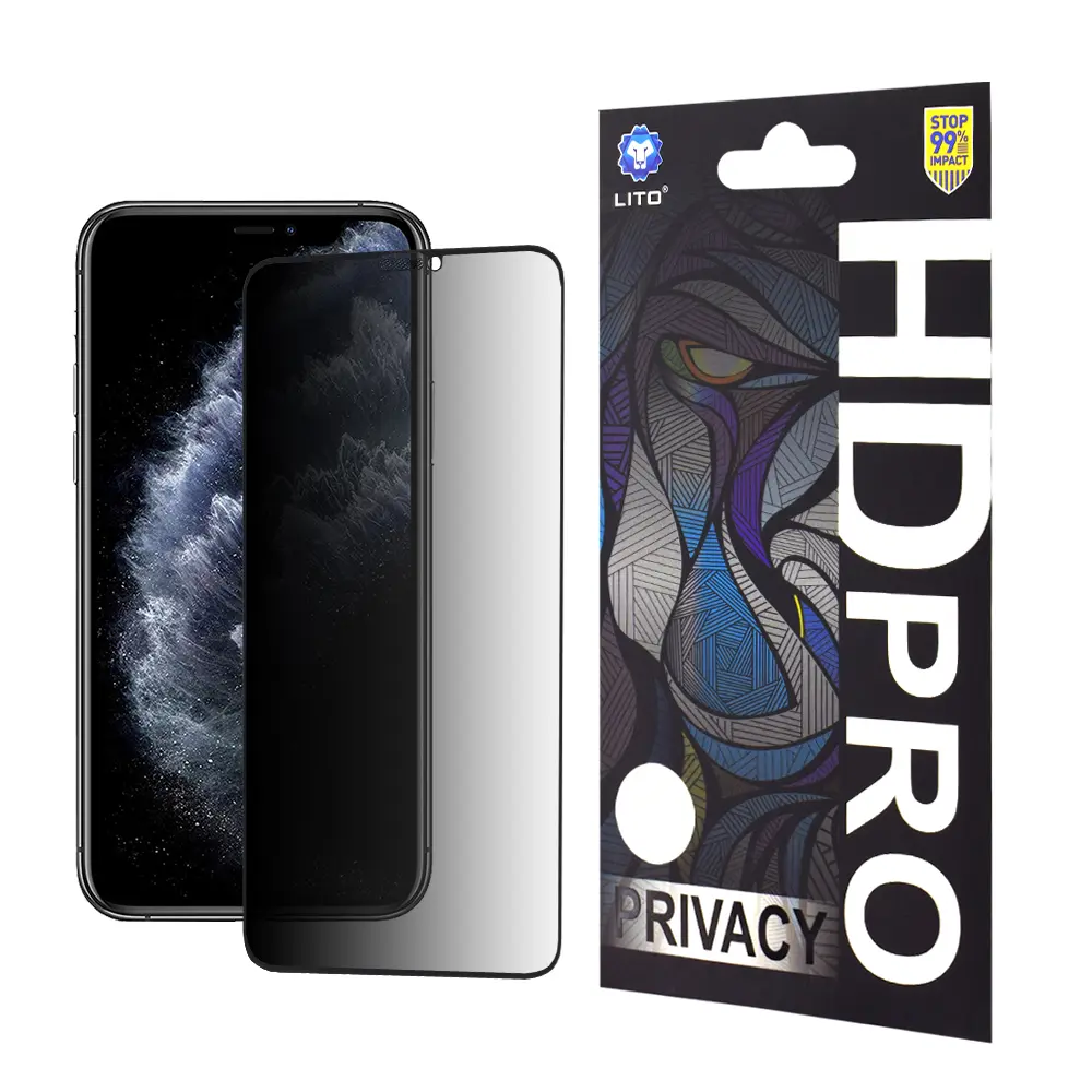 Lito HD Pro Privacy fólie iPhone XS Max i 11 Pro Max černá