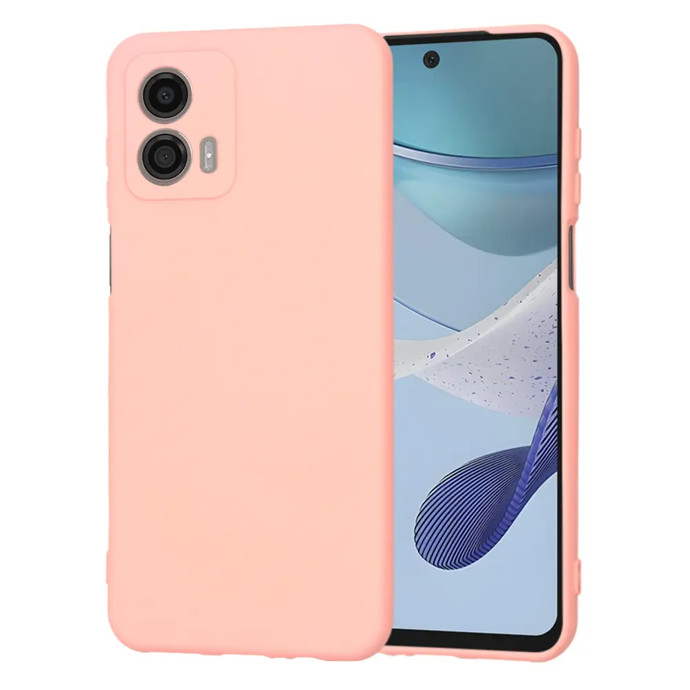 Techsuit SoftFlex pouzdro Motorola Moto G53 světle růžové