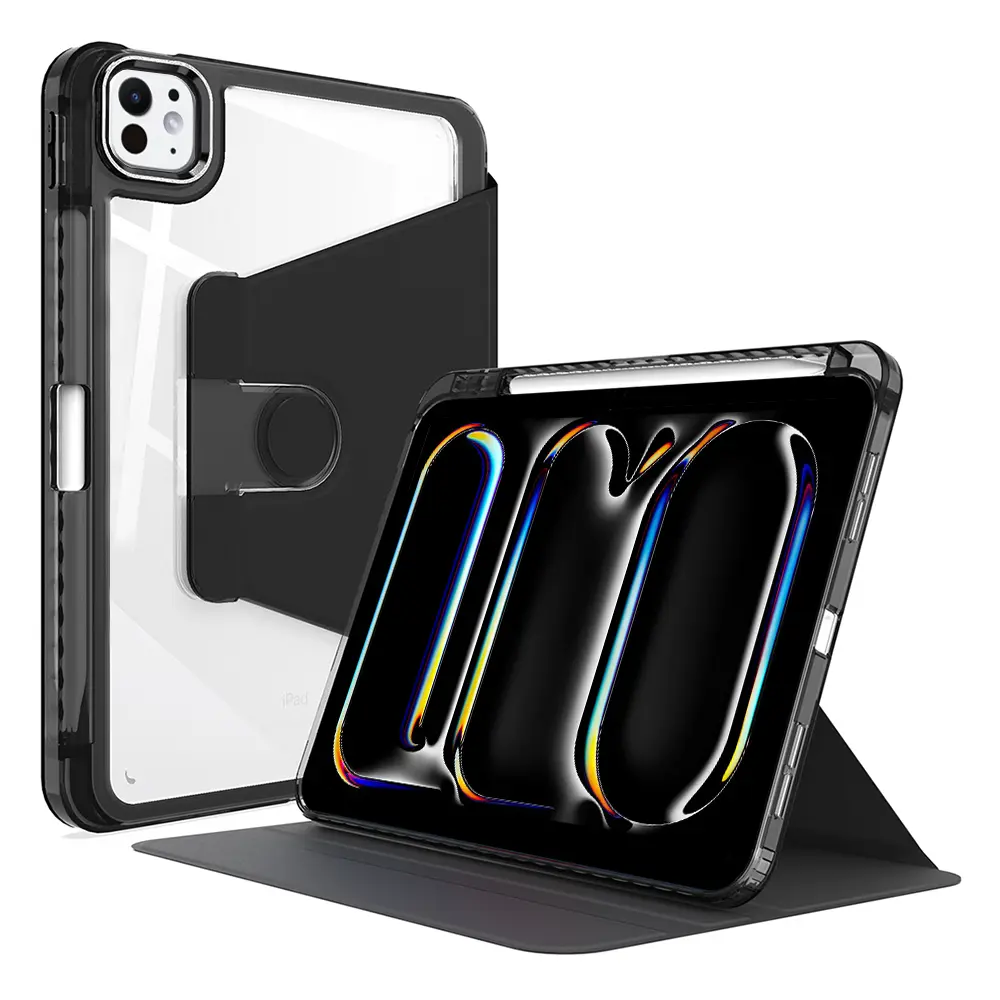Techsuit Křišťálové Vidění iPad Pro 11 2024 2025 Černá