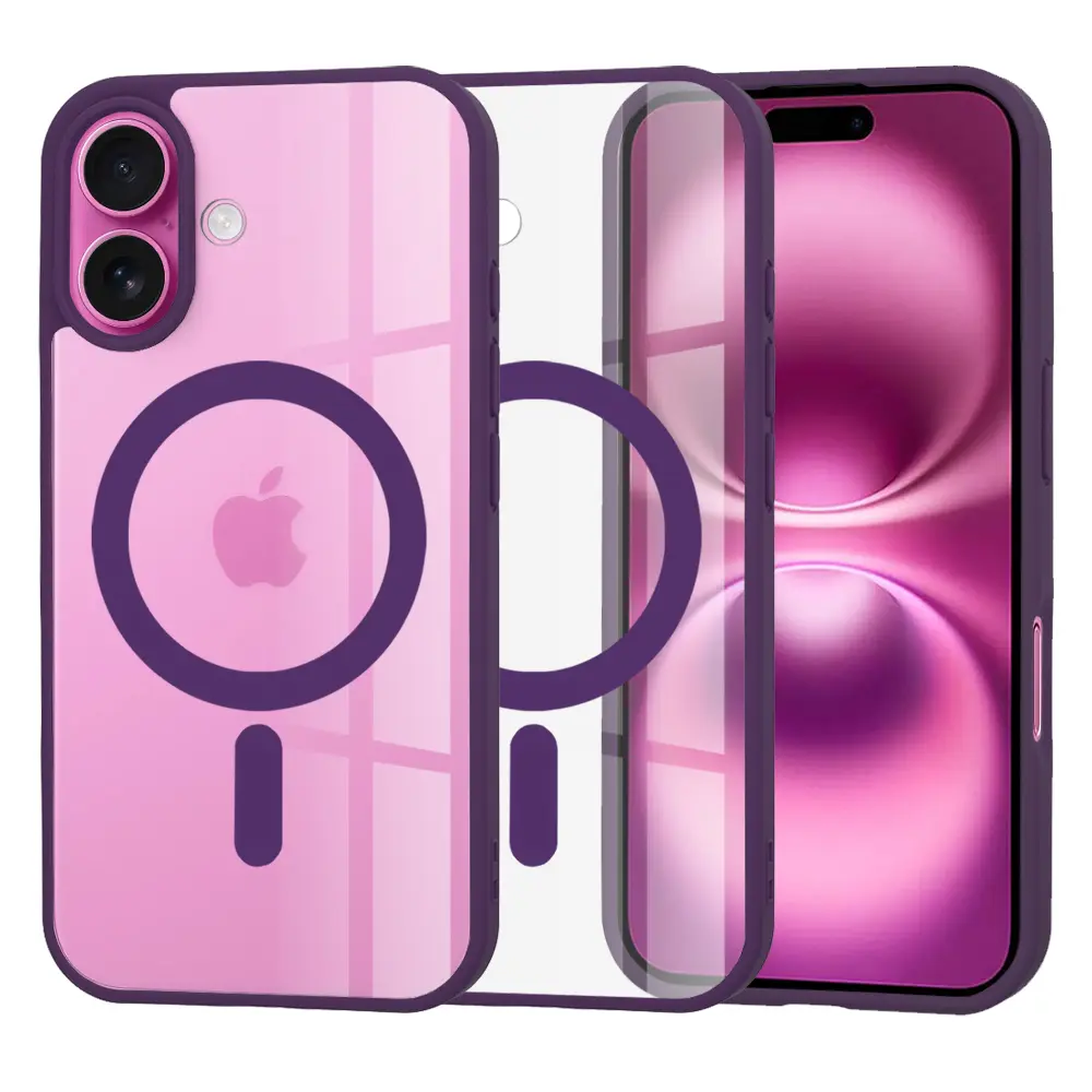 Techsuit MagSafe Pro iPhone 16 Plus Fialový