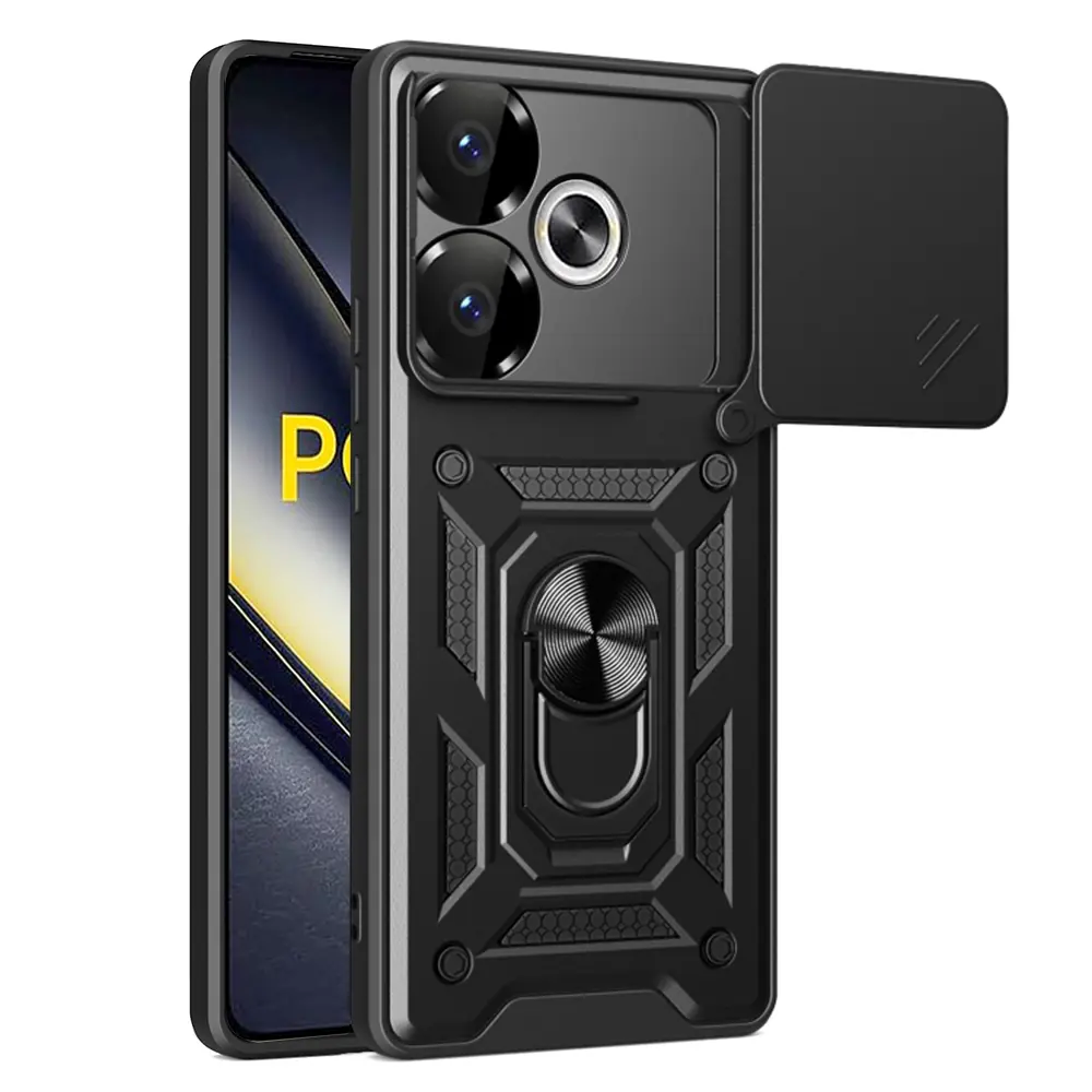 Techsuit CamShield Series Xiaomi Poco F6 Černá
