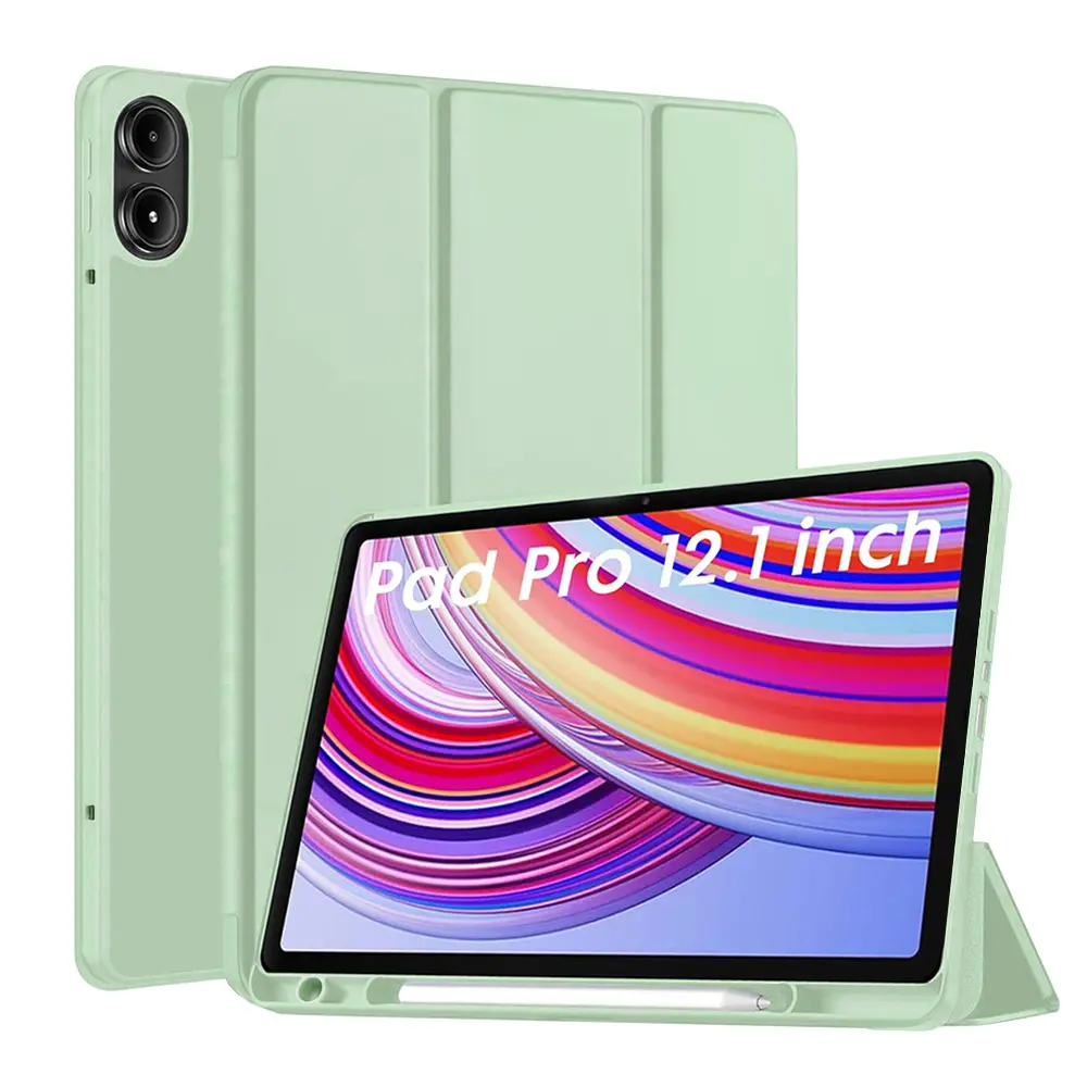 Techsuit Flex Trifold s držákem pera Redmi Pad Pro Matcha zelená