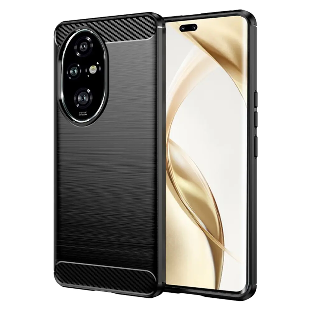 Techsuit Karbon Silikon Honor 200 Pro Černý