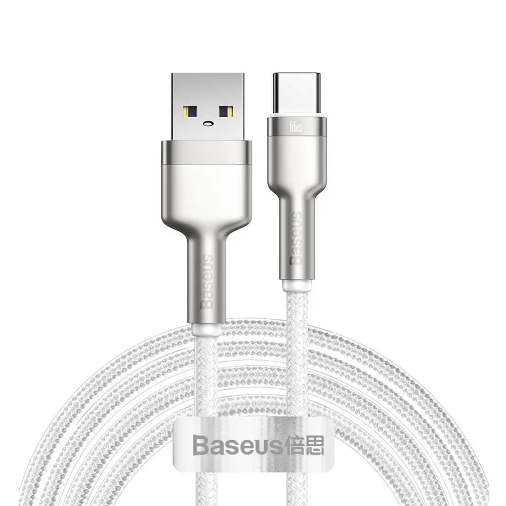 Baseus Kabel Cafule USB na Type-C 66W 2m Bílý