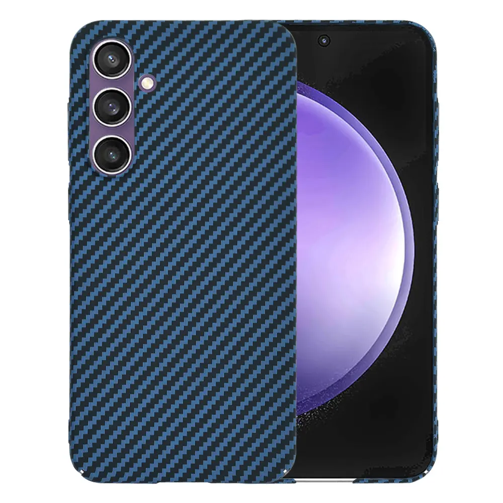Techsuit Karbonová skořepina Samsung Galaxy S23 FE Azurová