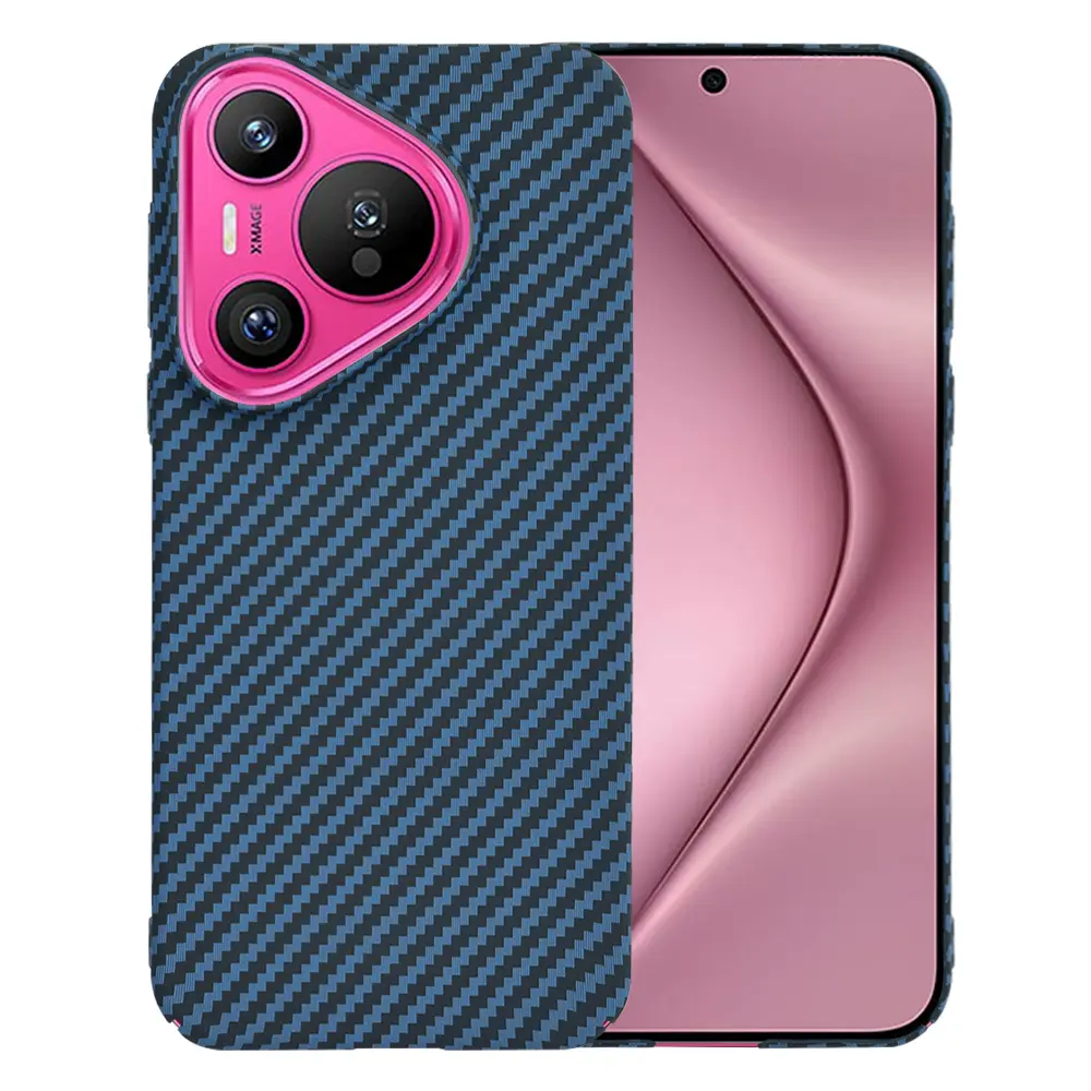 Techsuit Carbonite FiberShell Huawei Pura 70 Azurová