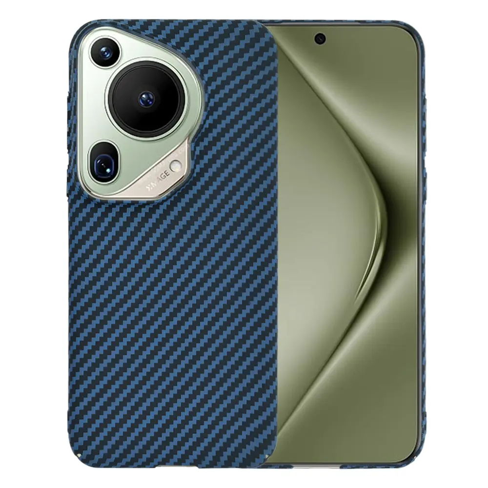 Techsuit Karbonový kryt Huawei Pura 70 Ultra Azurová