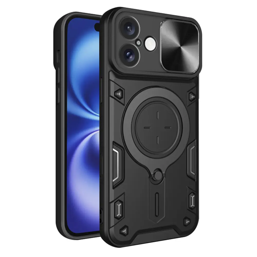 Techsuit CamGuard Pro iPhone 16 Černá