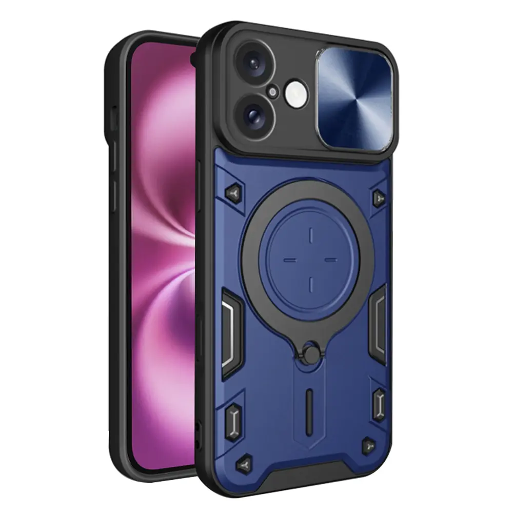 Techsuit CamGuard Pro iPhone 16 Plus Modrý
