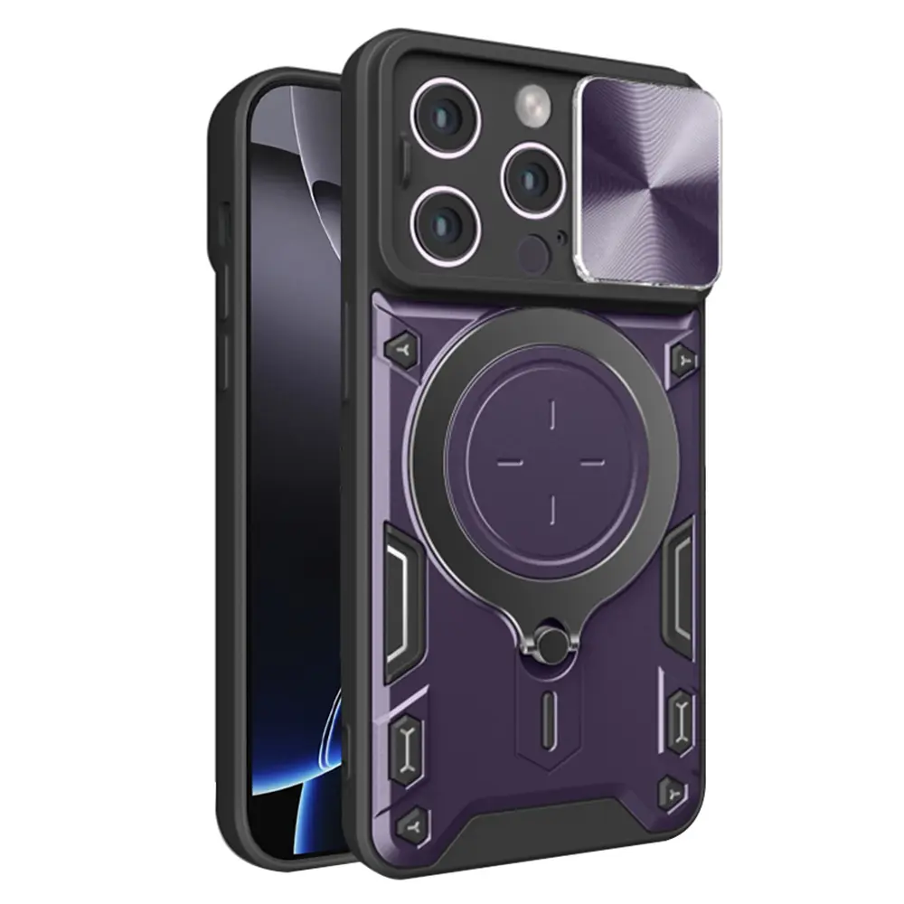 Techsuit CamGuard Pro iPhone 16 Pro Max Fialová