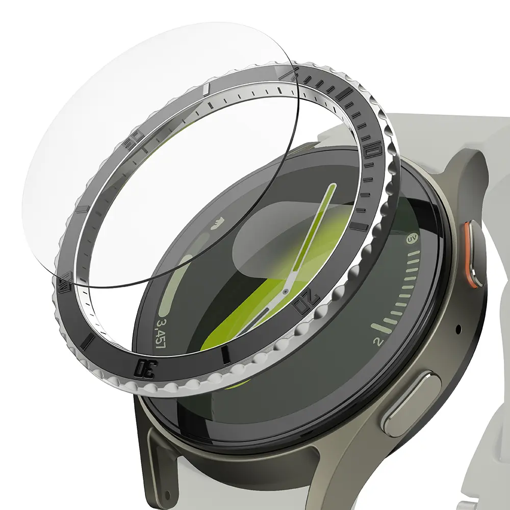 Ringke Prémiový Bezel Samsung Galaxy Watch7 40mm Black Pattern3