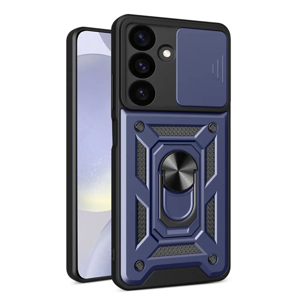 Techsuit CamShield Series kryt na Samsung Galaxy S24 FE – modrý