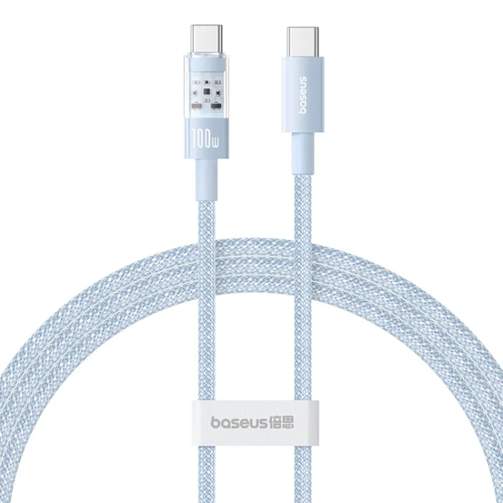 Baseus Data Cable Gem Type-C to Type-C 100W 2m Galaxy Blue