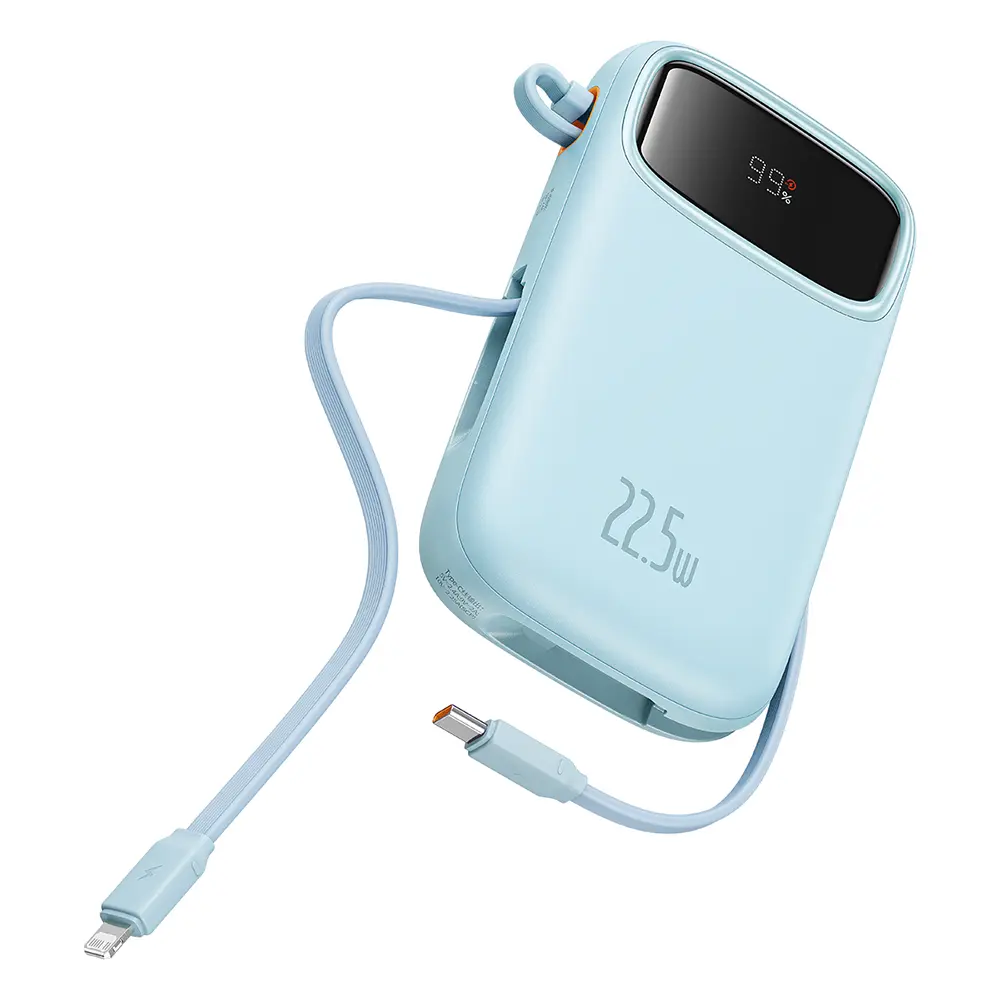 Baseus Powerbanka Qpow Pro+ 20000mAh s kabelem Type-C Modrá