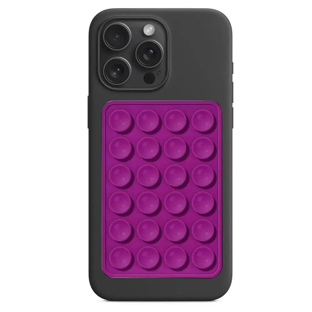 Techsuit SP-PAD Držák telefonu přísavka silikon fialový