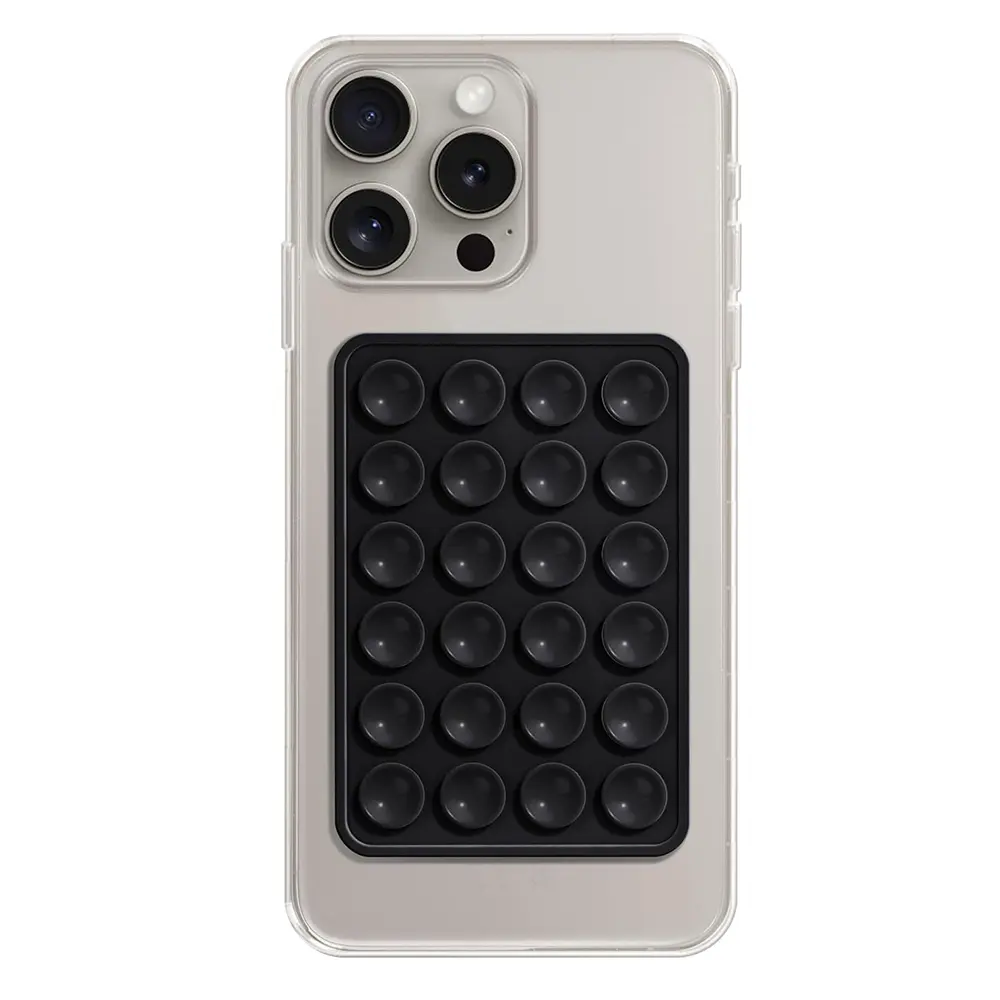 Techsuit SB-PAD přísavný držák na telefon silikon černý