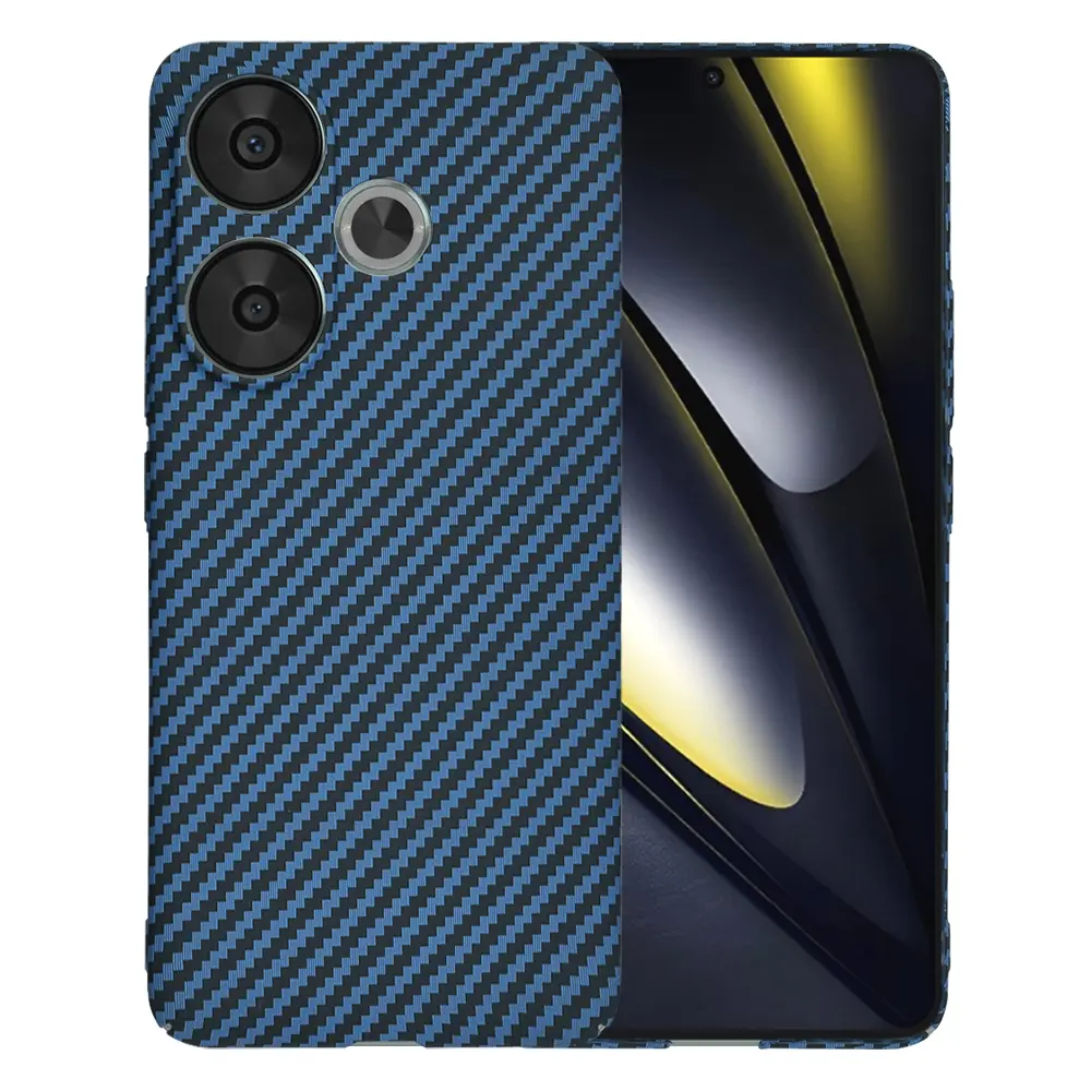 Techsuit Carbonite FiberShell obal Xiaomi Poco F6 tyrkysová