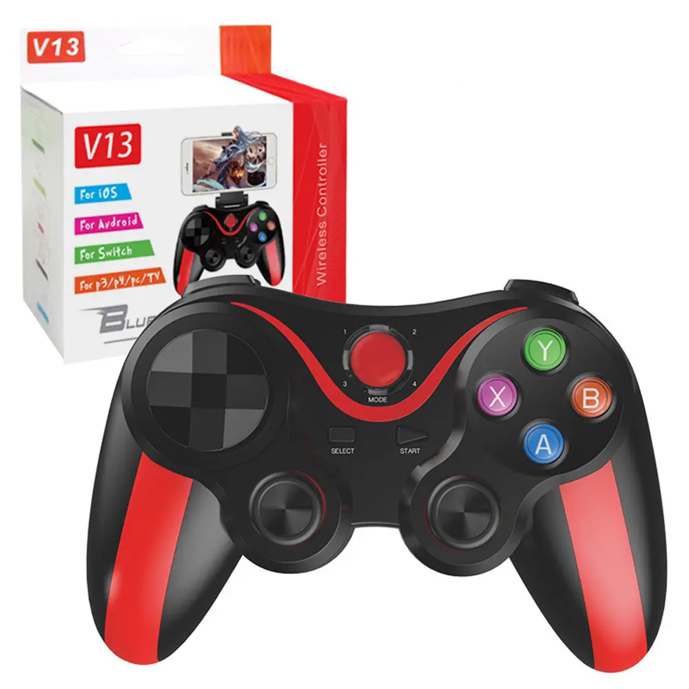 Techsuit Ovladač V13 Bluetooth 4.0 400mAh Červený