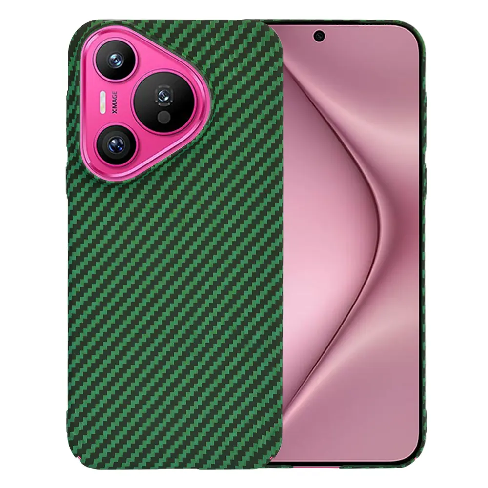 Techsuit Carbonite FiberShell kryt na Huawei Pura 70 zelený