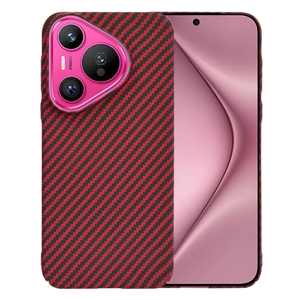 Techsuit Carbonite FiberShell Huawei Pura 70 červená