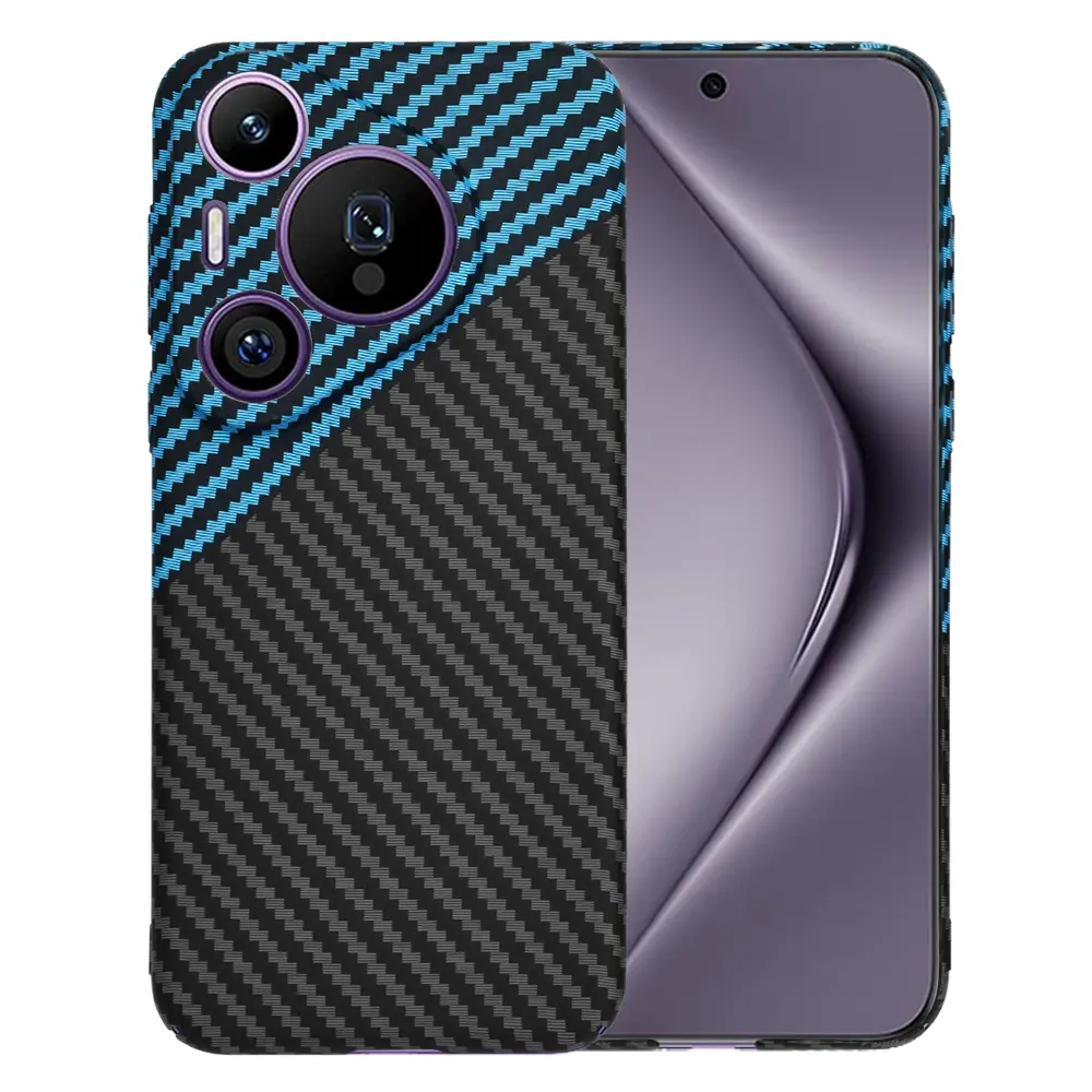 Techsuit Carbonite FiberShell Huawei Pura 70 Pro Blue Pulse