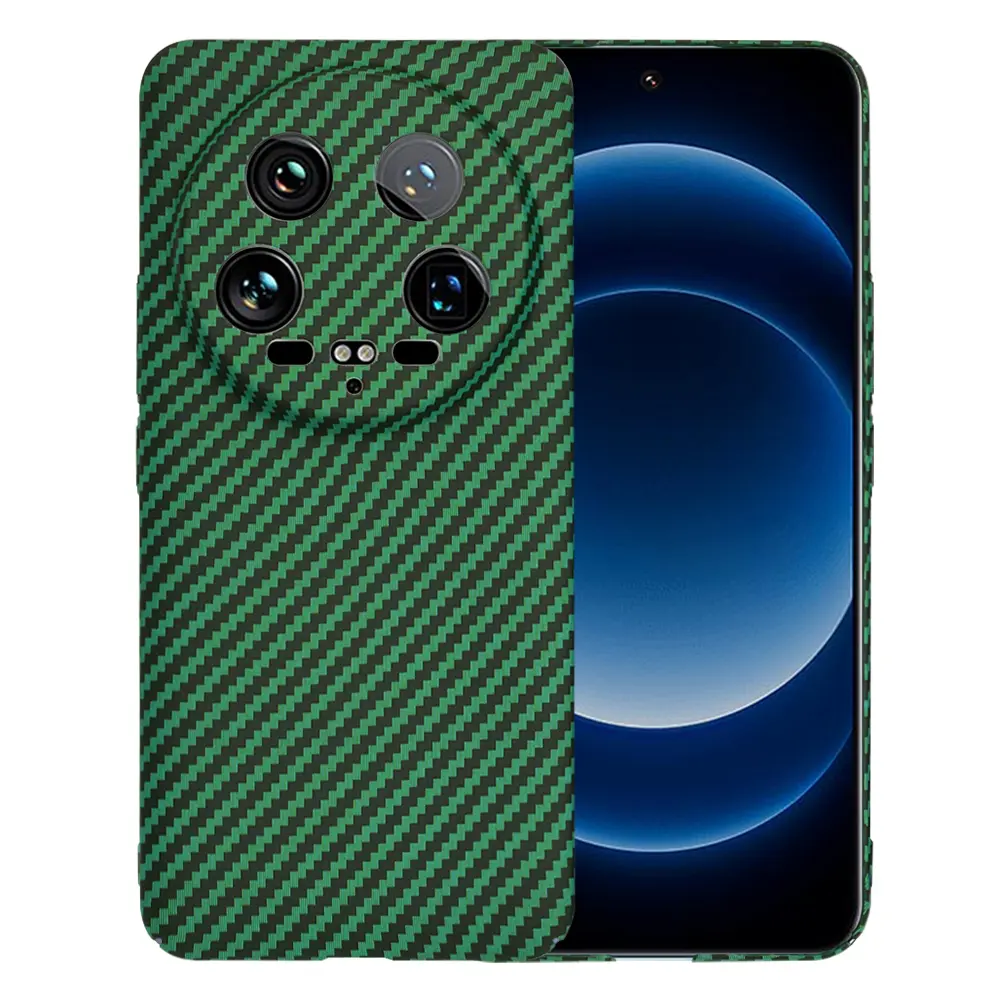 Techsuit Carbonite FiberShell kryt Xiaomi 14 Ultra Green