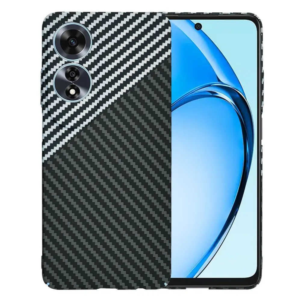 Techsuit Carbonite FiberShell kryt Oppo A60 4G StealthGray