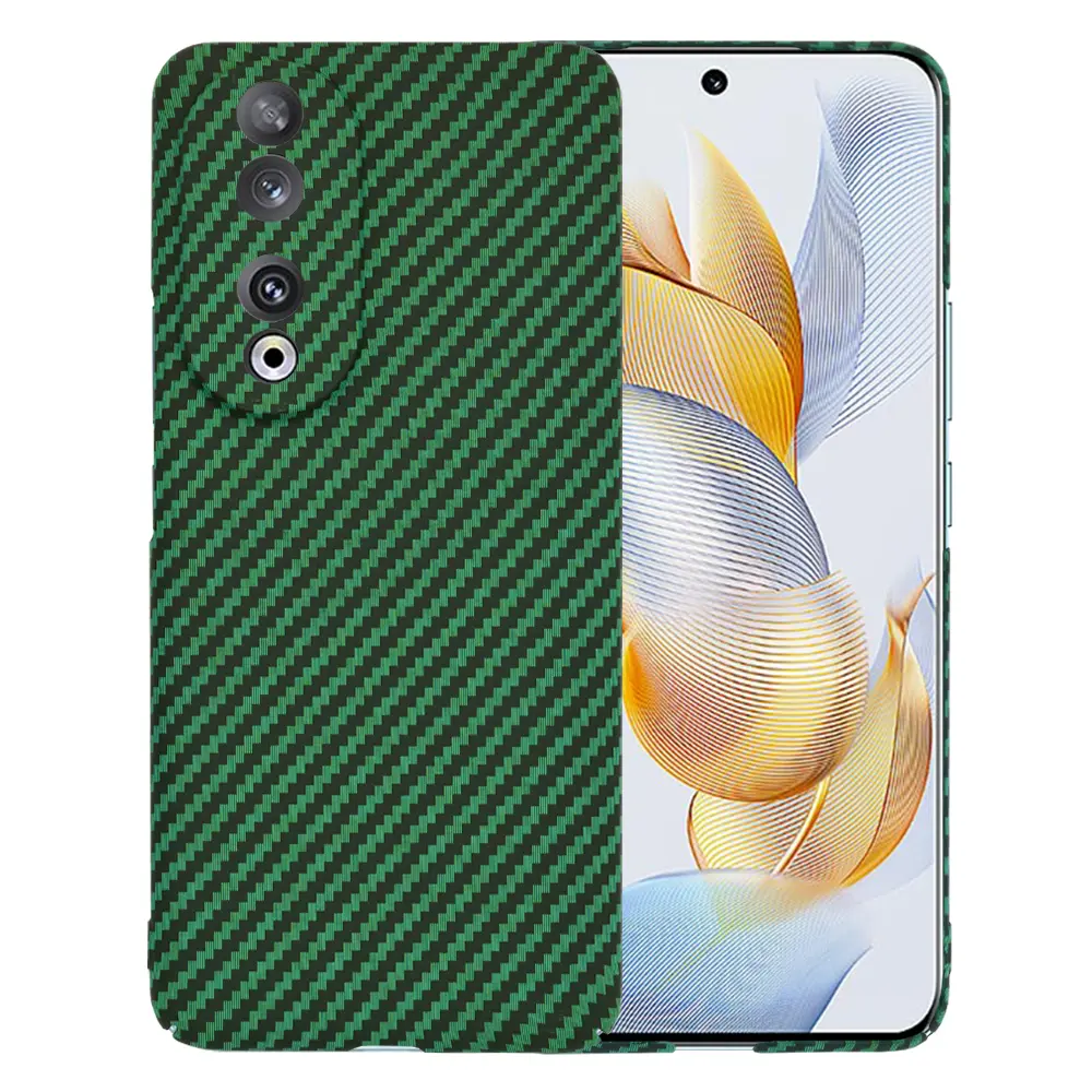Techsuit Carbonite FiberShell kryt pro Honor 90 zelený