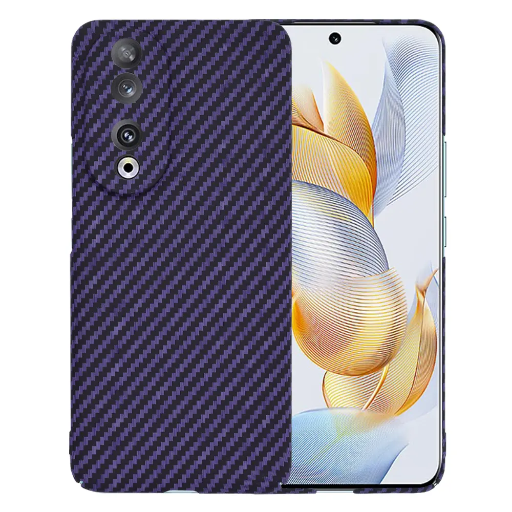 Techsuit Carbonite FiberShell pouzdro Honor 90 fialové