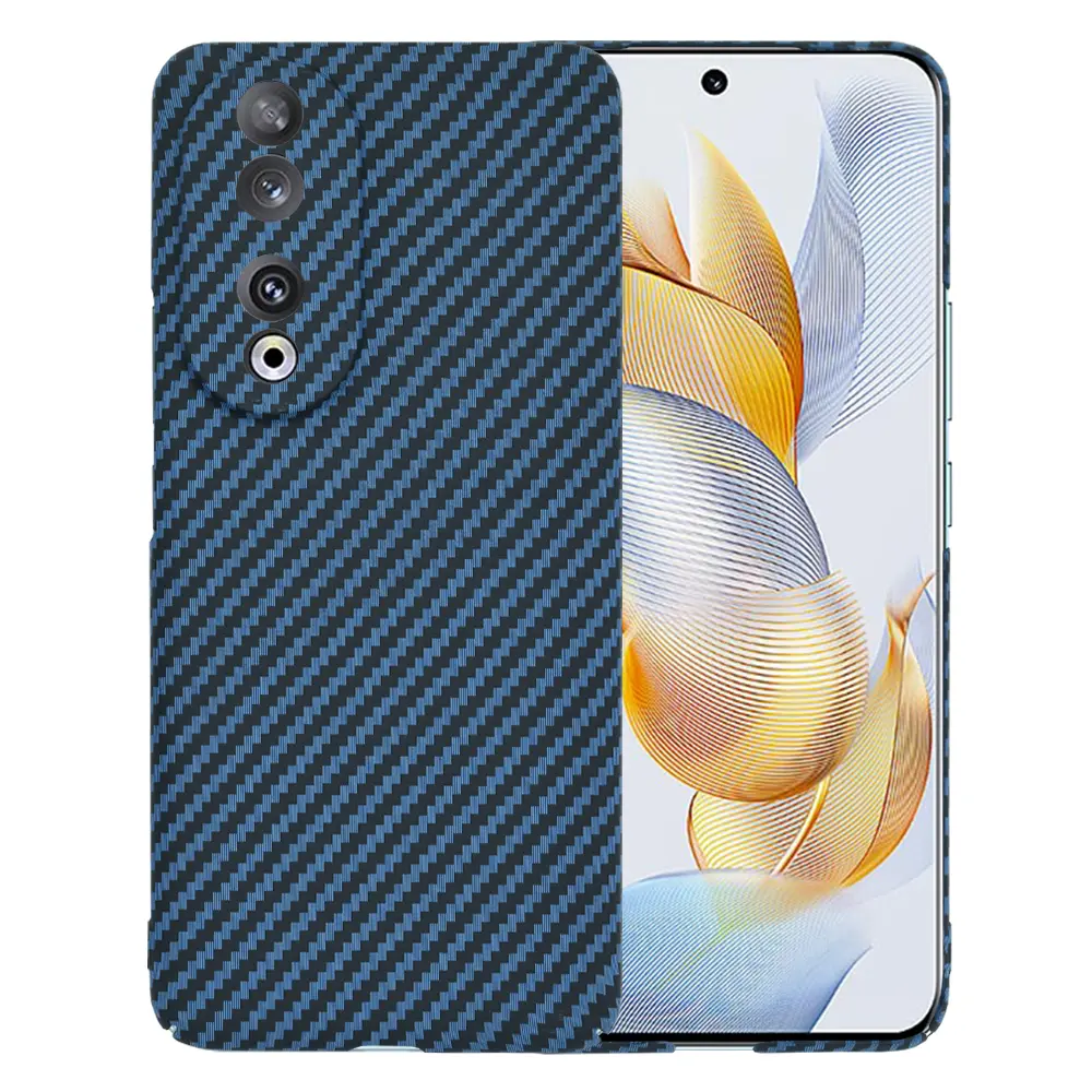 Pouzdro Techsuit Carbonite FiberShell Honor 90 Cyan
