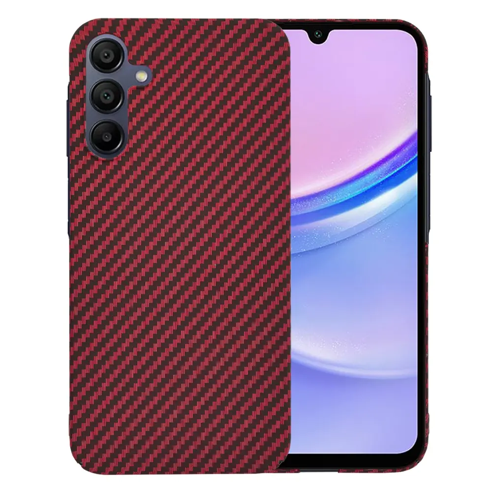 Techsuit FiberShell kryt Samsung Galaxy A15 4G 5G červený