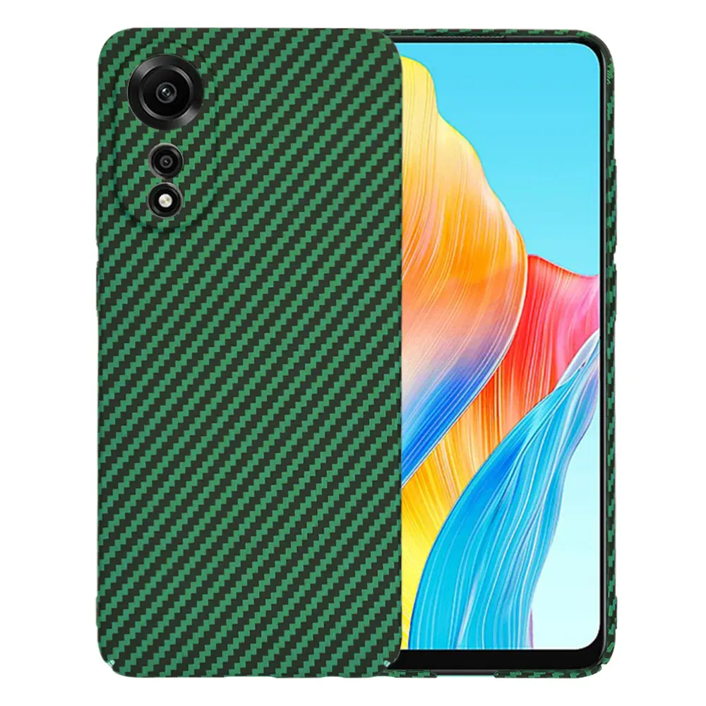 Techsuit Carbonite FiberShell kryt Oppo A78 4G zelený
