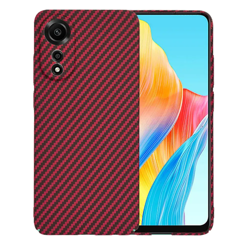 Pouzdro Techsuit Carbonite FiberShell Oppo A78 4G červené
