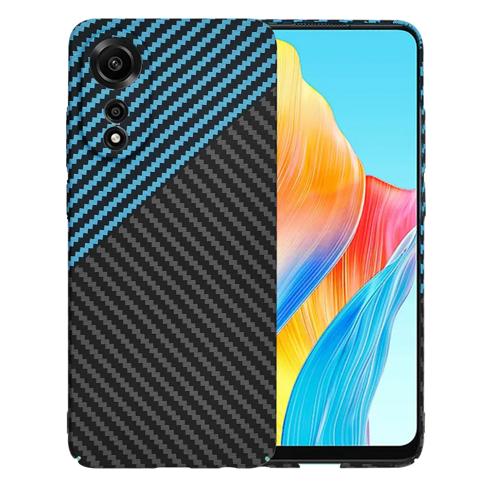 Techsuit Carbonite FiberShell obal na Oppo A78 4G BluePulse
