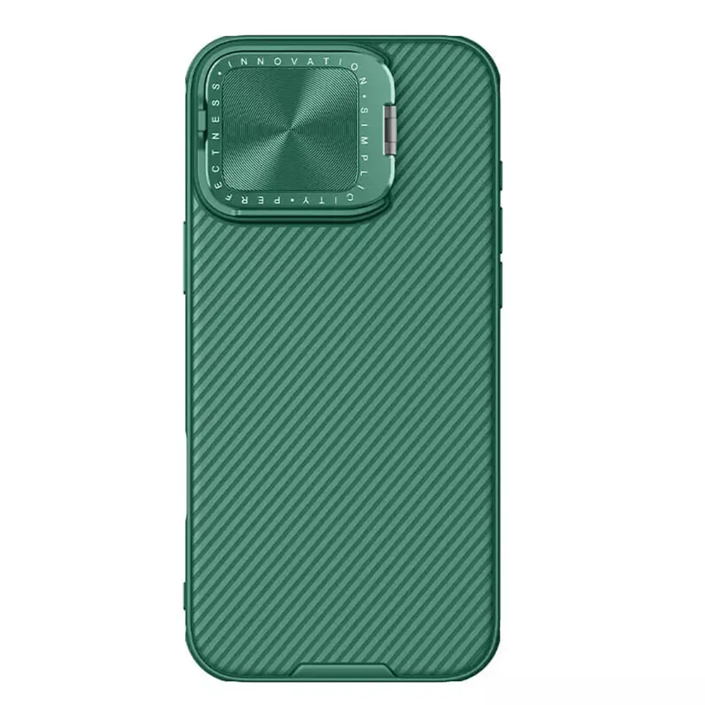 Nillkin CamShield Magnetic kryt pro iPhone 16 Pro Max zelený