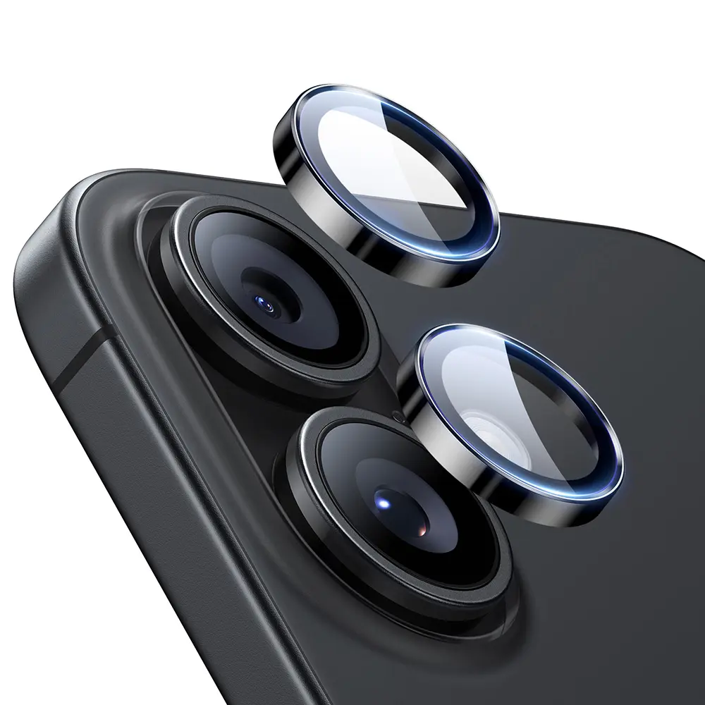 ESR Armorite ochranné kryty na objektiv iPhone 16 iPhone 16 Plus iPhone 17 černá