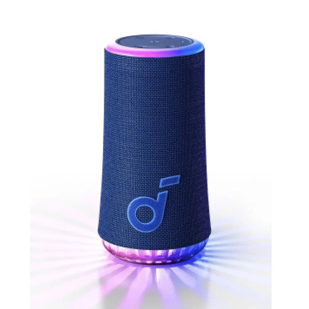 Anker Wireless Speaker SoundCore Glow A3166G31 360° zvuk 30W IP67 modrá