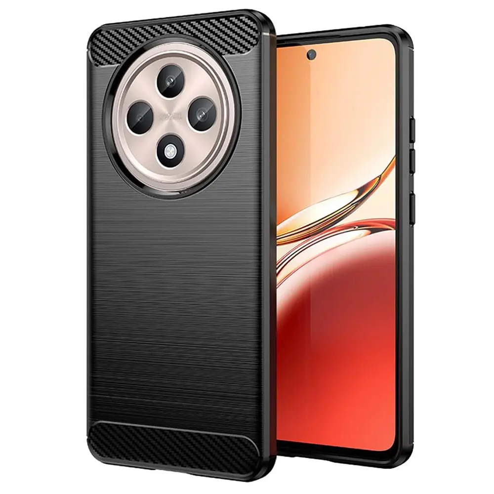 Techsuit silikonové pouzdro pro Oppo Reno12 F Reno12 FS černé