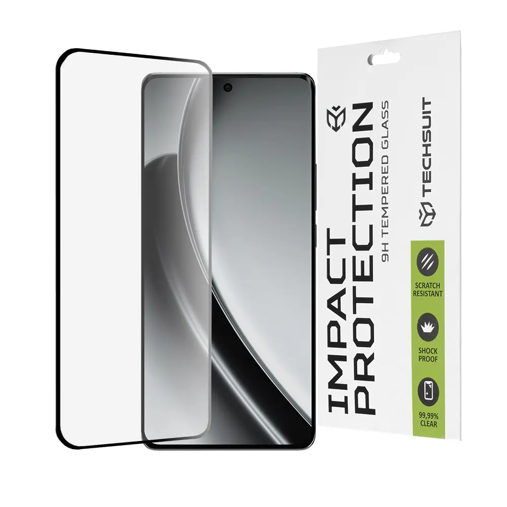 Ochranné sklo Techsuit 111D pro Realme GT 6 GT 6T černé