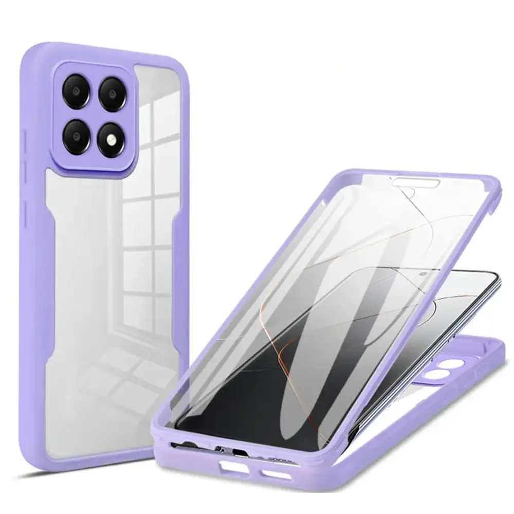 Techsuit ColorVerse 360 Series + Ochranné sklo Xiaomi Poco F6 Pro Fialová