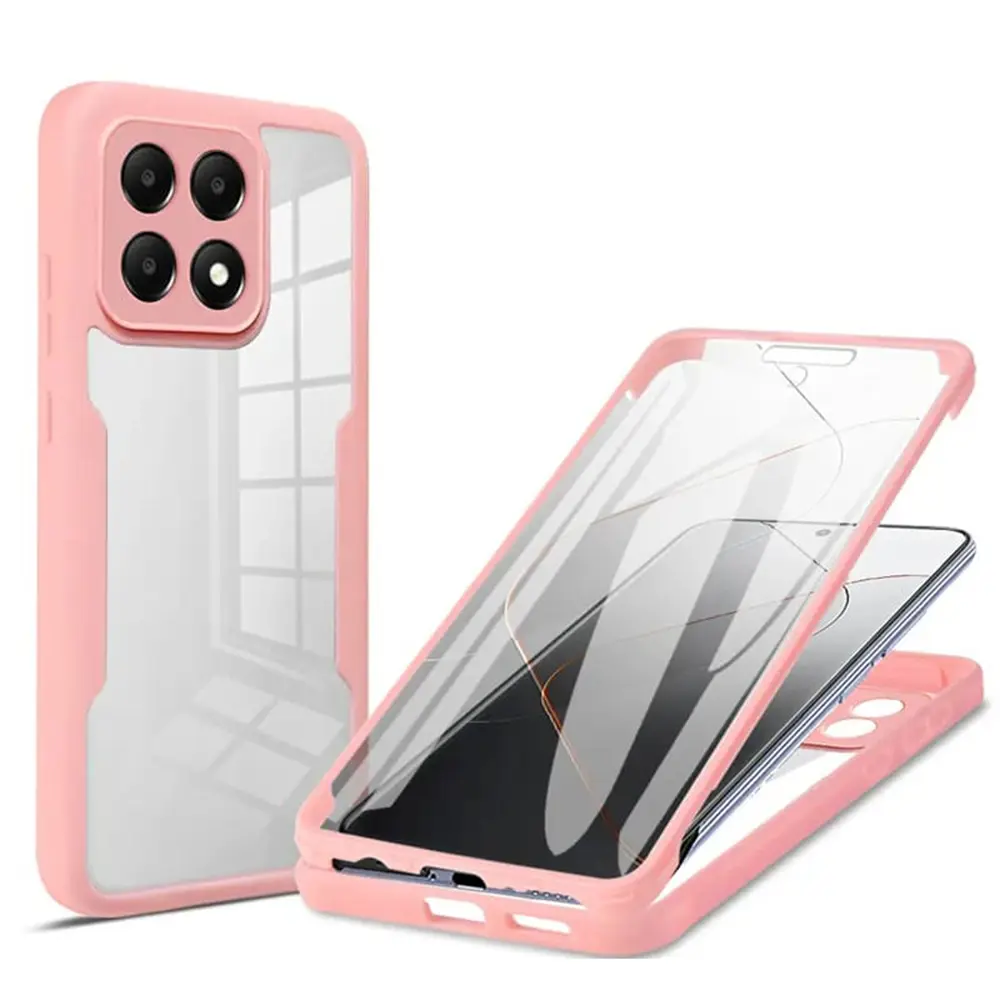 Techsuit ColorVerse 360 Series s ochranou displeje Xiaomi Poco F6 Pro růžová
