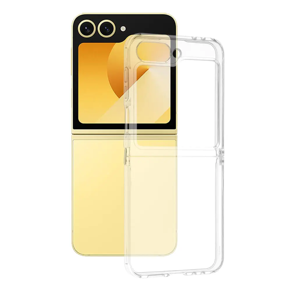 Techsuit silikonové pouzdro Samsung Galaxy Z Flip6 Flip7 FE průhledné