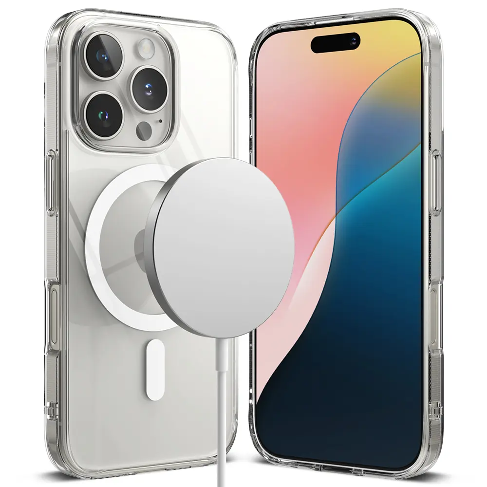 Kryt Ringke Fusion MagSafe pro iPhone 16 Pro průhledný