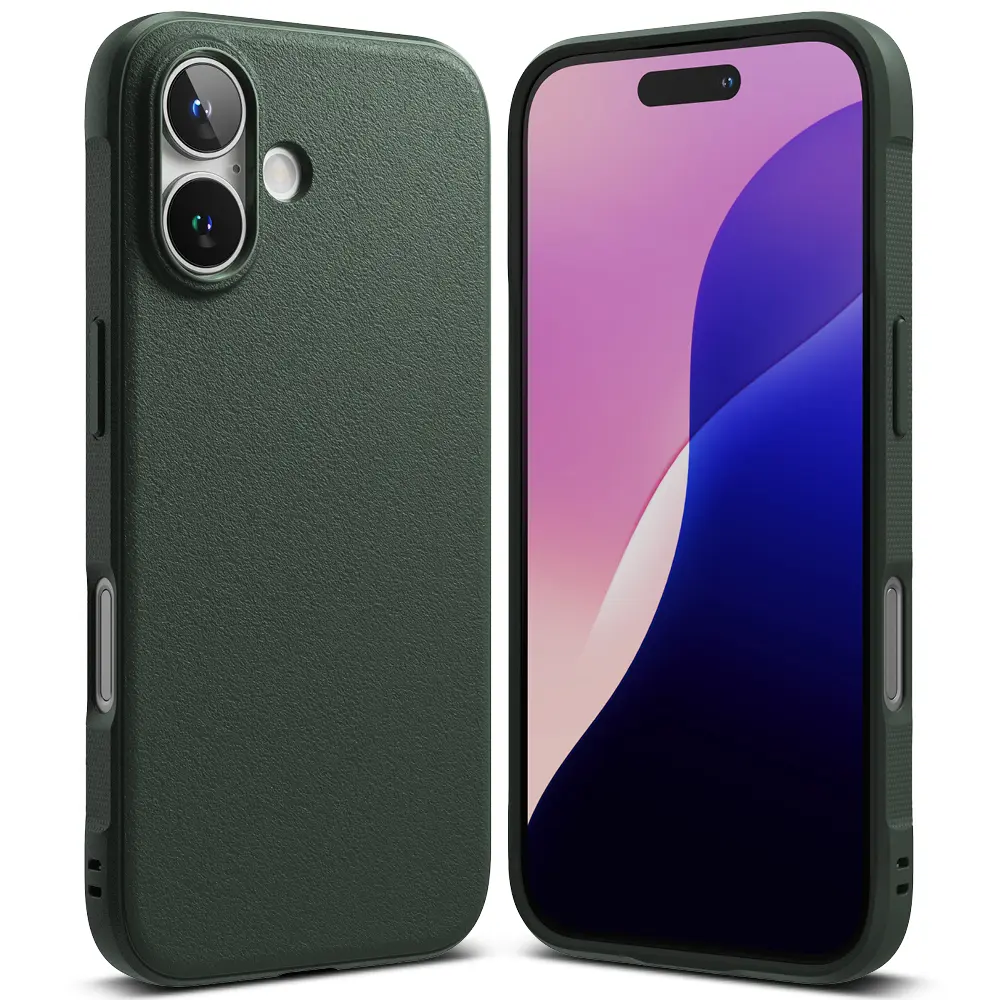 Ringke Onyx pouzdro iPhone 16 tmavě zelené