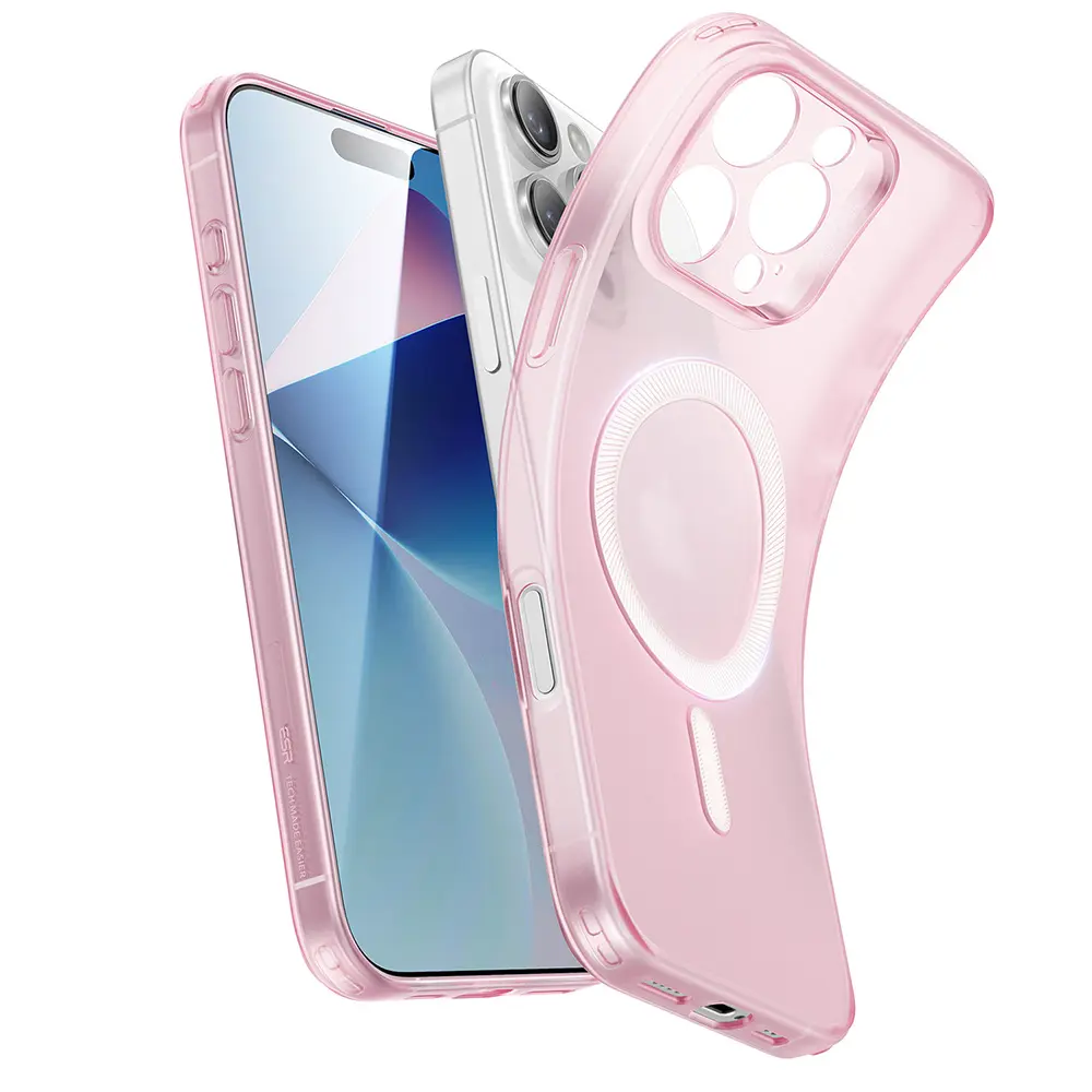 ESR Zero HaloLock pro iPhone 16 Pro Max v matné růžové