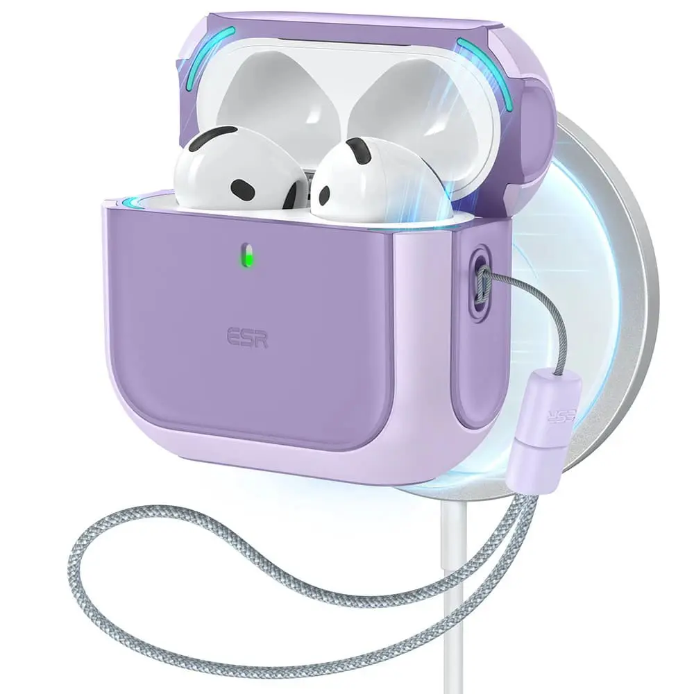 ESR Orbit Hybrid HaloLock pro Apple AirPods 4 fialová