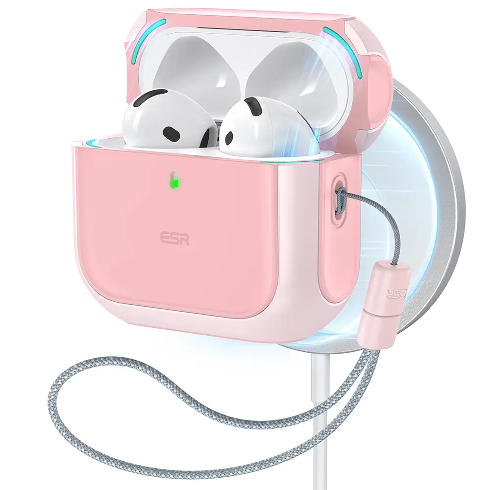 ESR Orbit Hybrid HaloLock pro Apple AirPods 4 růžová